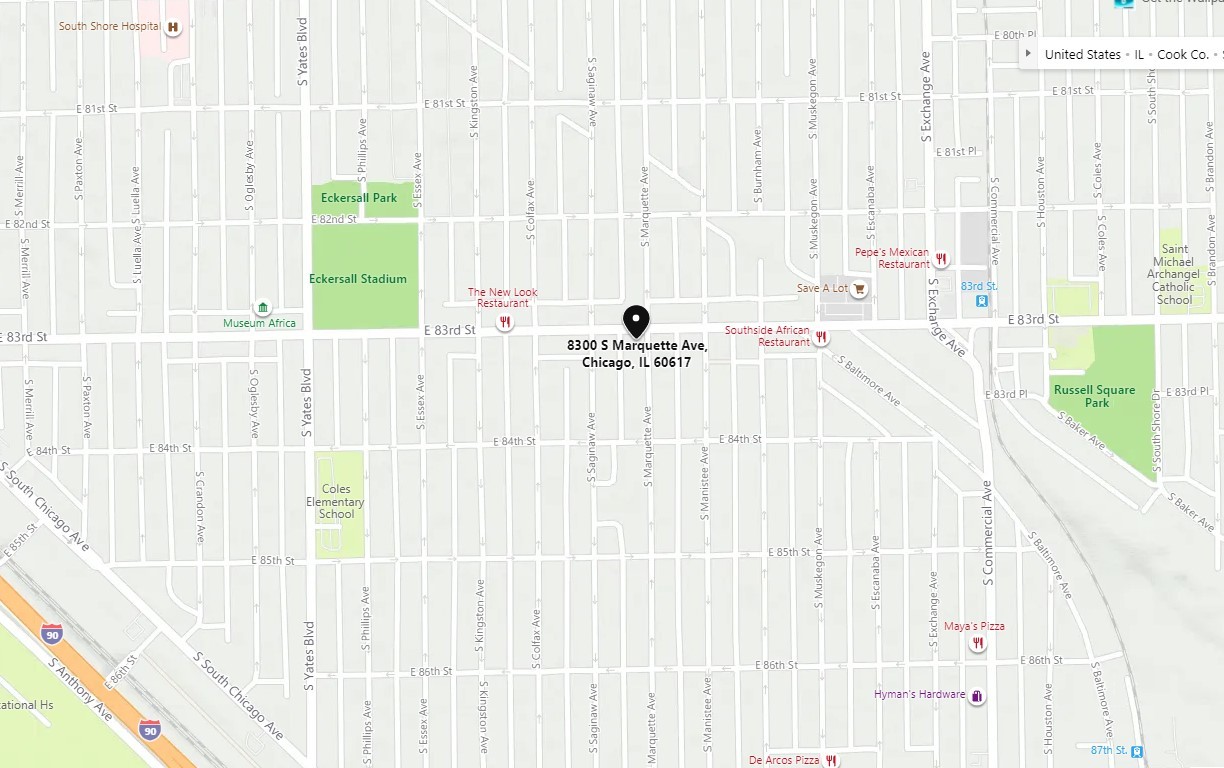 8300 South Marquette Avenue Chicago IL 60617