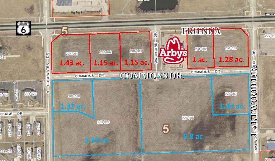 Lot 3,4,5,7,8 Edgewater Commons Drive Morris IL 60450